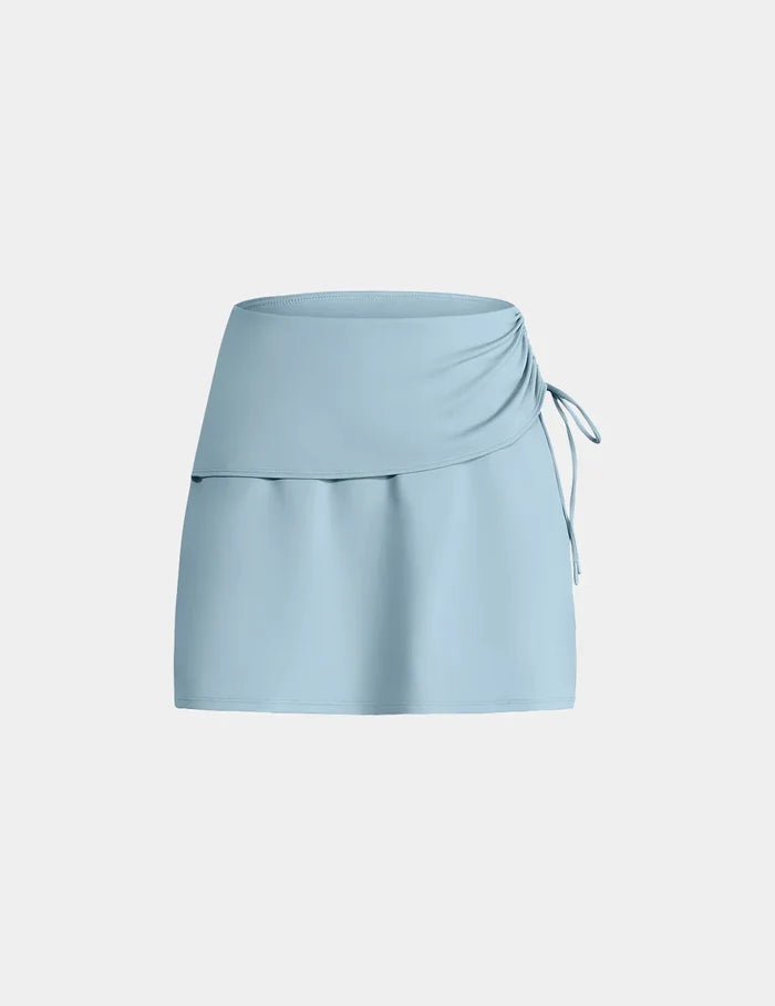 | Front view of model highlighting the coverage and fit | Blue Mist