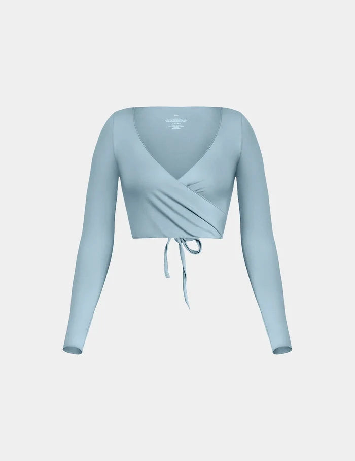 | Front view of model highlighting the coverage and fit | Blue Mist
