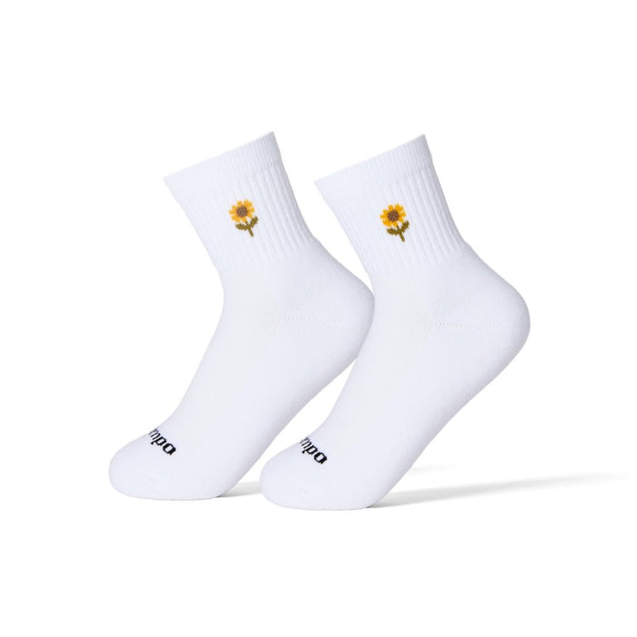 Del Campo Sunflower golf socks