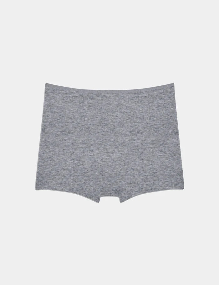 | Super Leakproof® Cotton Boxer Brief shown front-facing against a light gray background | Pepper