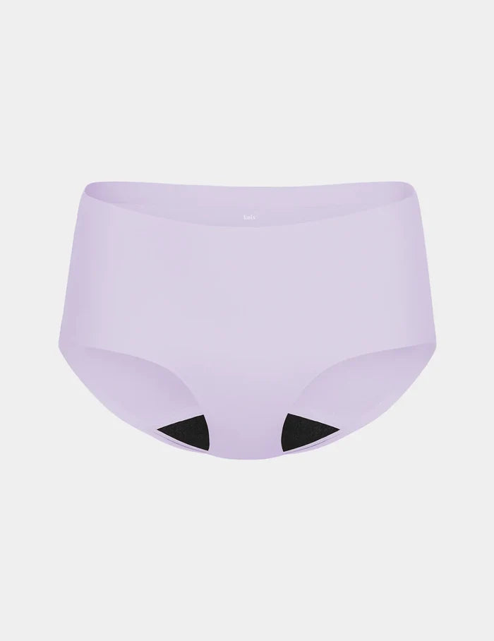 | Front view of model highlighting the coverage and fit | Lilac