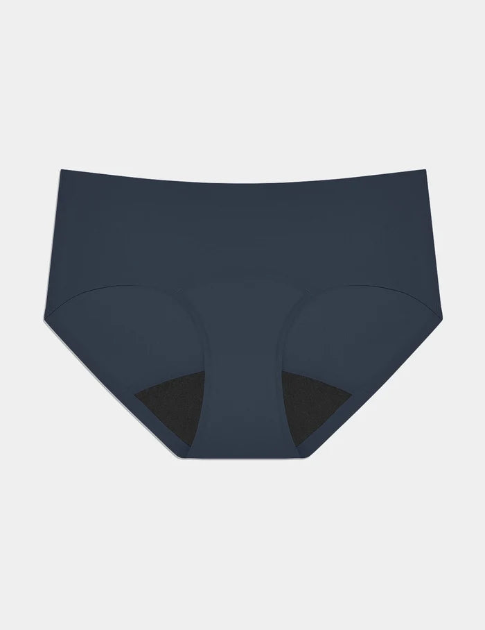 | Super Leakproof® No-Show Boyshort shown front-facing against a light gray background | Twilight Navy