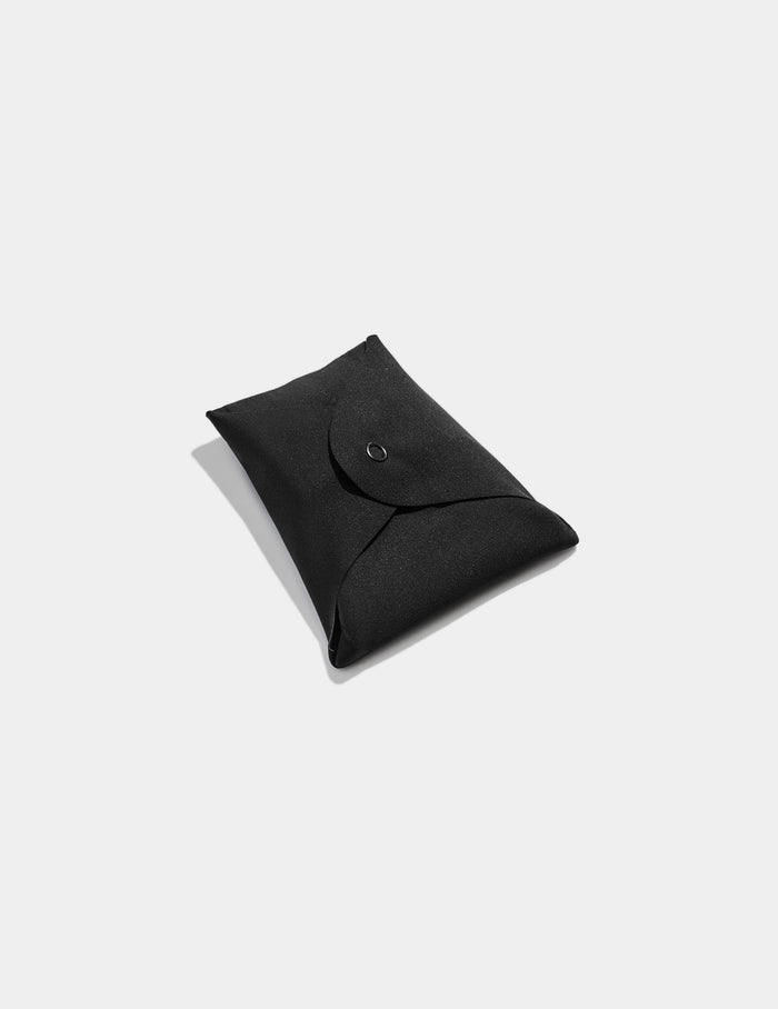 | Super Leakproof® Reusable Snap Pads shown front-facing against a light gray background | Black