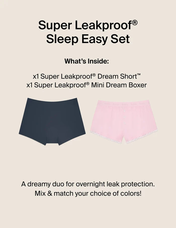 Super Leakproof® Sleep Easy Set