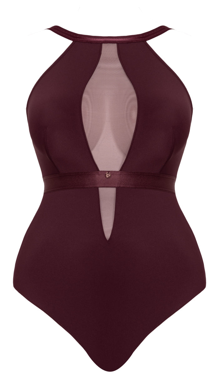 Swerve Bodysuit - Mulberry