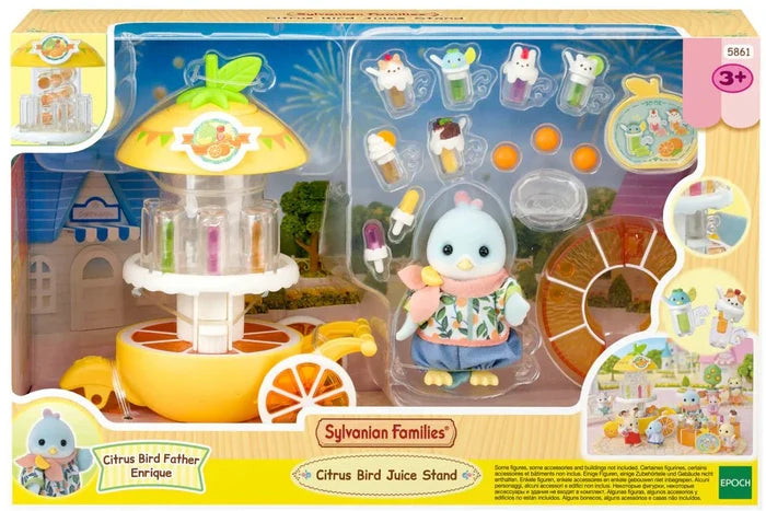 Sylvanian Families Citrus Bird Juice Stand full set