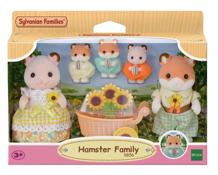 Sylvanian Families Hamster Family five figures parents and triplets – view 4