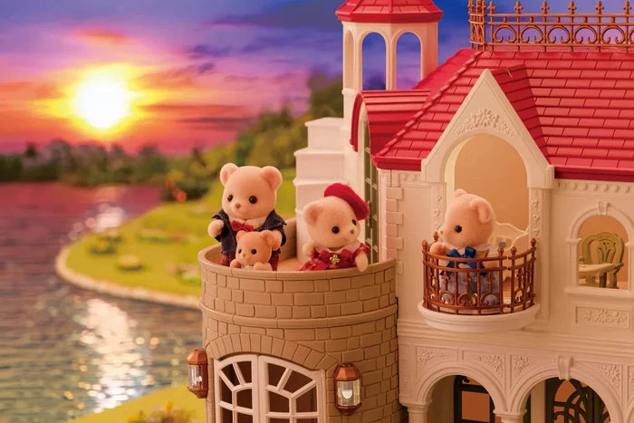 Sylvanian Families Red Roof Riverside Manor large multi-room dollhouse – view 4