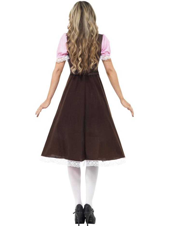 Tavern Girl Costume, Brown, Long