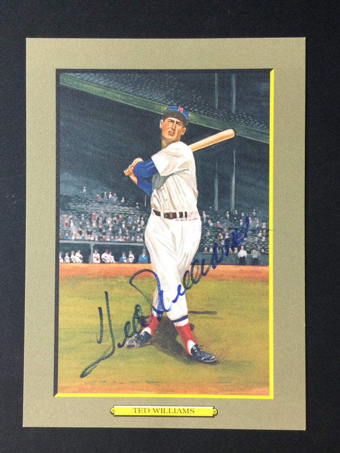 Ted Williams SIGNED Greatest Moments Perez Steele 5x8 Autograph JSA LOA Boston Red Sox HOF