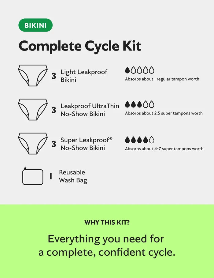 Teen Complete Cycle Kit - Bikini