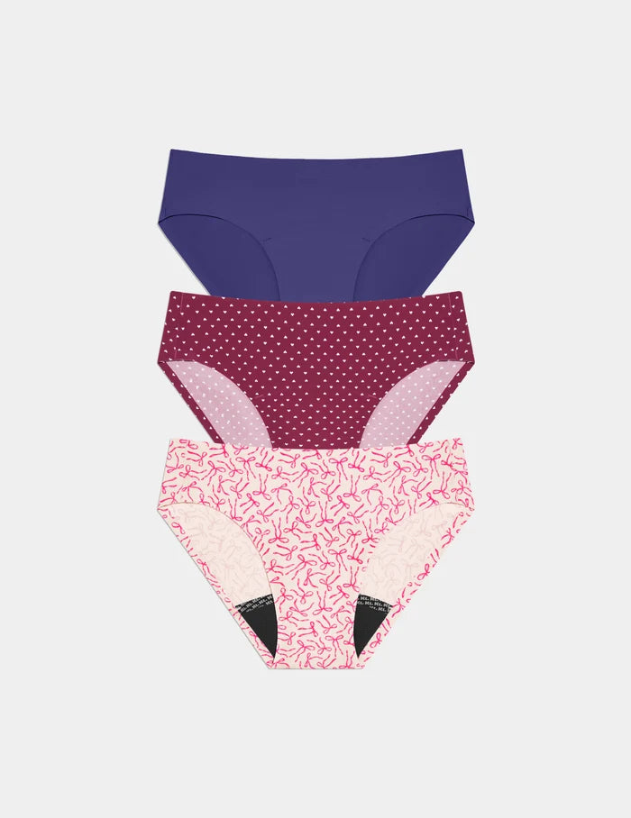 Candy Heart/Pink Bows/Deep Blue / XXS