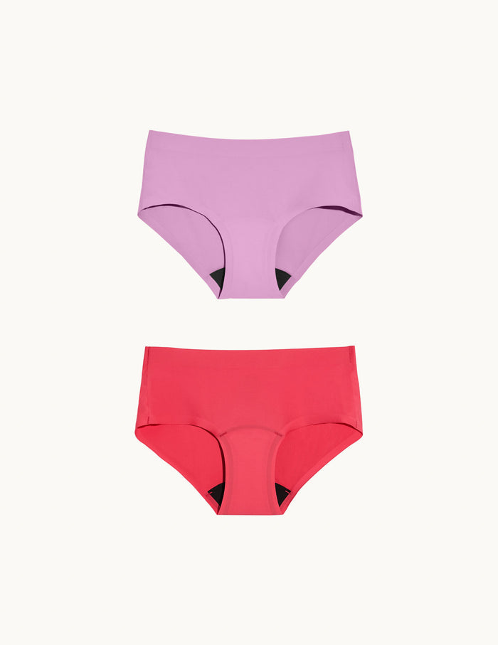 | Front view of model highlighting the coverage and fit | Cosmo/Raspberry
