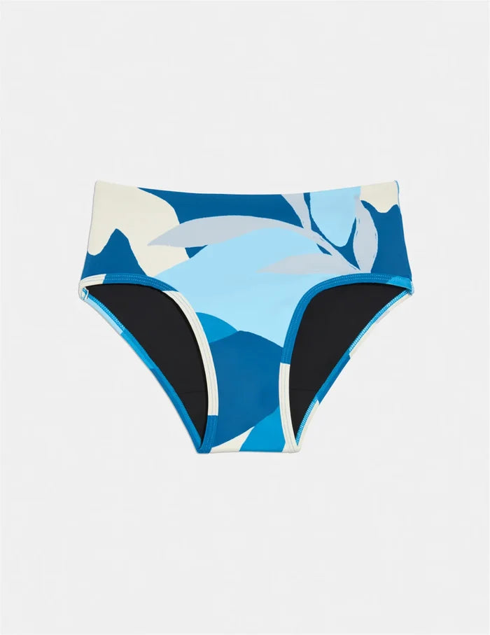 | Teen Period Swim Full-Coverage Bikini Bottom shown front-facing against a light gray background | Seabreeze