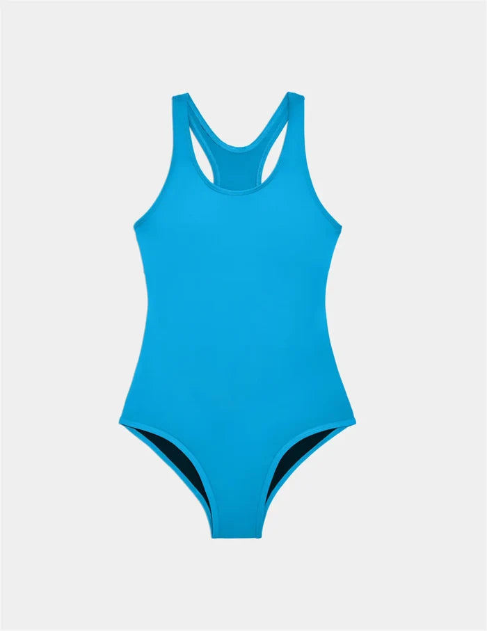 | Teen Period Swim Sport One-Piece shown front-facing against a light gray background | Marina