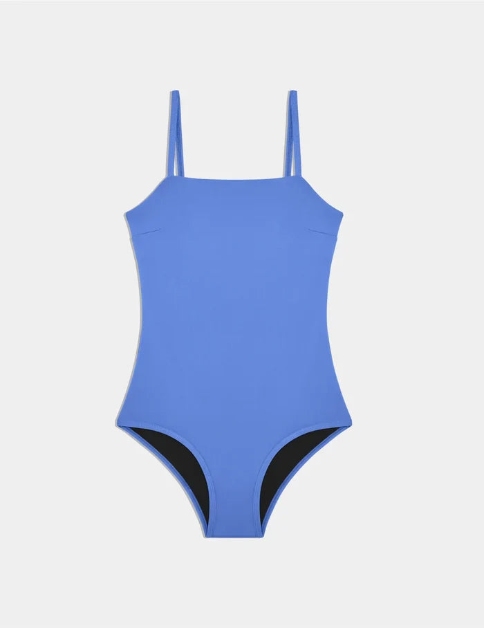| Teen Period Swim Square Neck One-Piece shown front-facing against a light gray background | Wave Pool