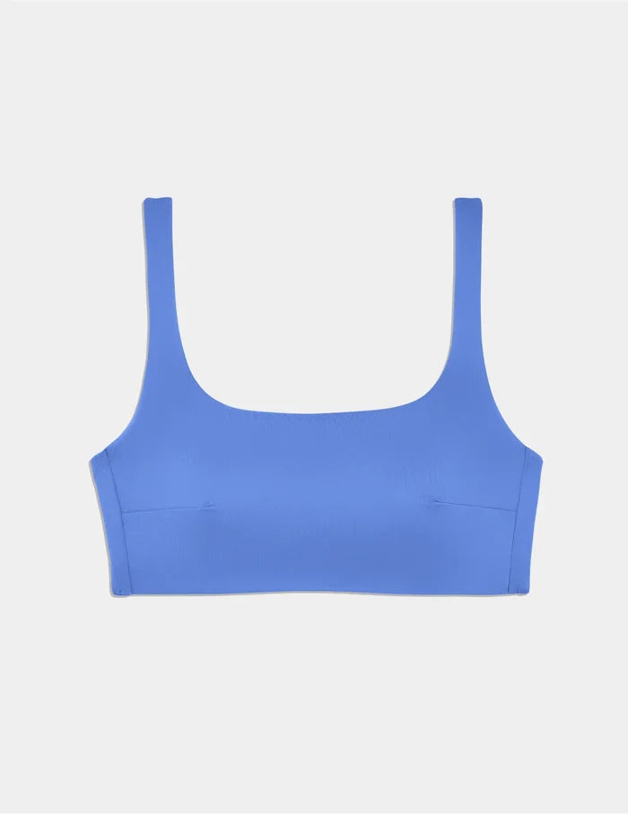 | Teen Square Neck Scoop Bikini Top shown front-facing against a light gray background | Wave Pool