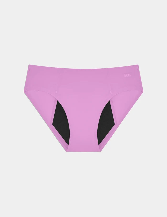 | Teen SuperPlus Leakproof® No-Show Bikini shown front-facing against a light gray background | Cosmo