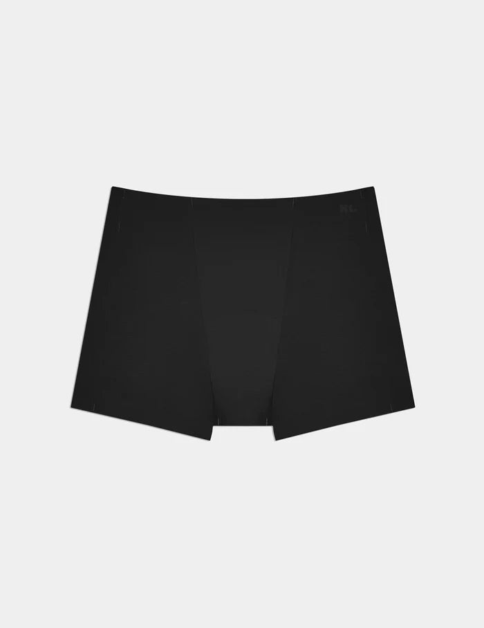 | Teen SuperPlus Leakproof® Sleepover Short shown front-facing against a light gray background | Black