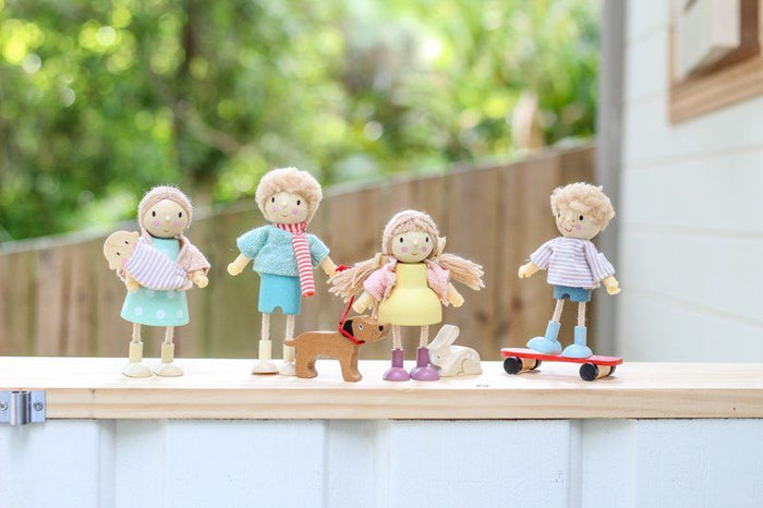 Tender Leaf Toys Doll Mrs Goodwood with Flexible Limbs & a Baby