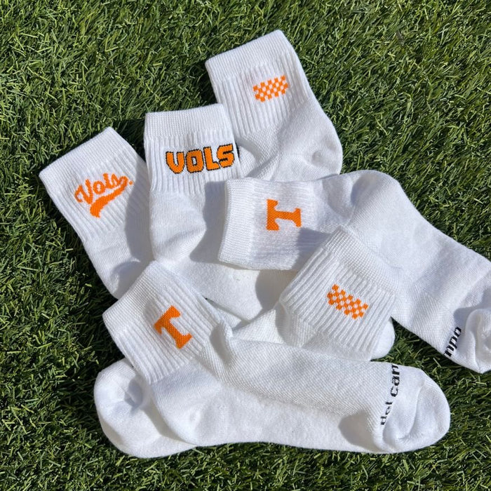 Del Campo Tennessee Volunteers Pack golf socks featuring all three officially licensed team styles