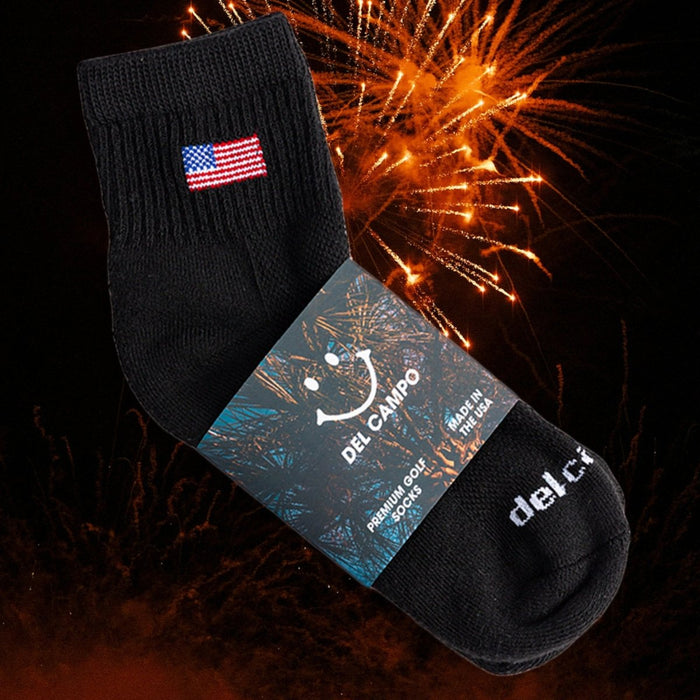 Del Campo The 1776 Night Mode golf socks