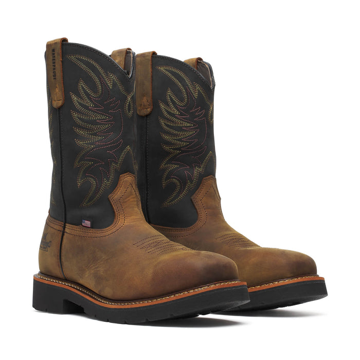 Thorogood Square Toe Wellington – Waterproof – 11″ Safety Toe #804-4330