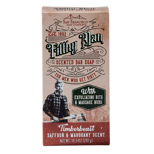 "Timberbeast" Saffron & Mahogany | Filthy Man Soap