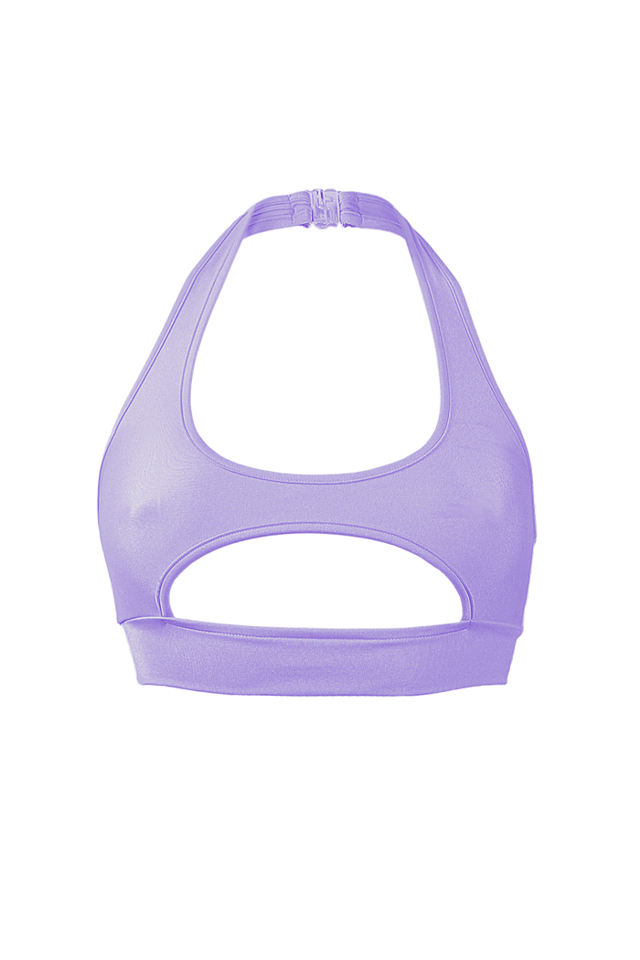 TOP NINA / Sexy Cut-out Top / LILAC - EXES LINGERIE
