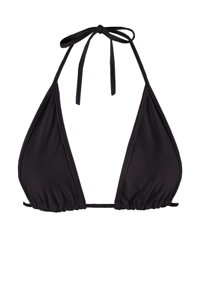 Triangle Bikini Top  / LONG BEACH BLACK,TOPS - EXES LINGERIE