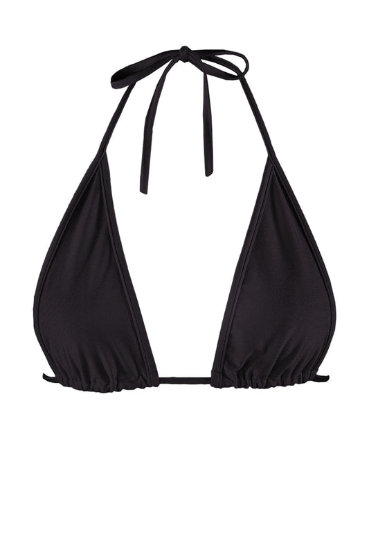 Triangle Bikini Top  / LONG BEACH BLACK,TOPS - EXES LINGERIE