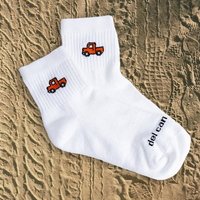 Del Campo Playground Pack golf socks featuring a playful mix of Del Campo designs