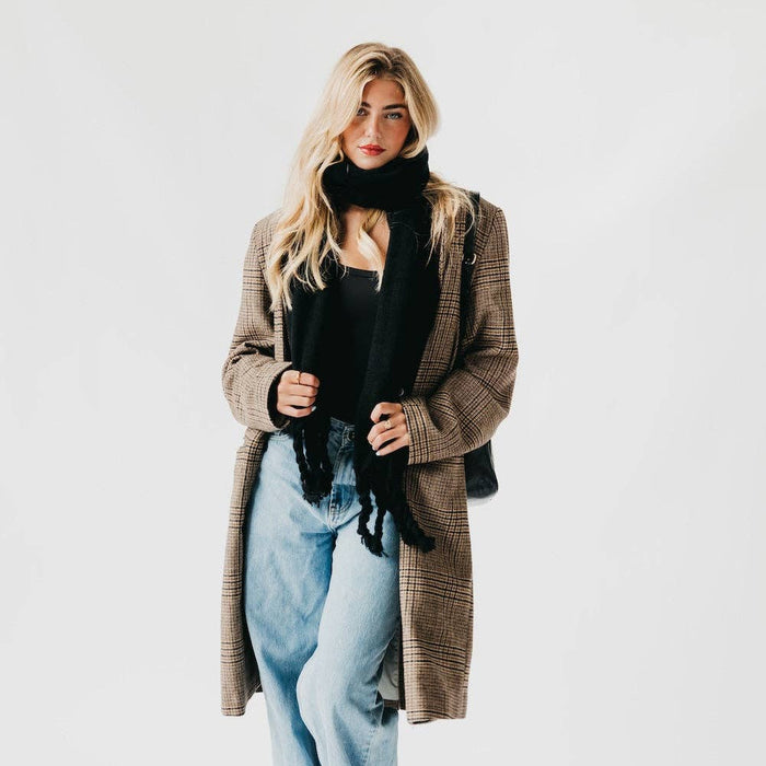 Twisted Tassel Scarf