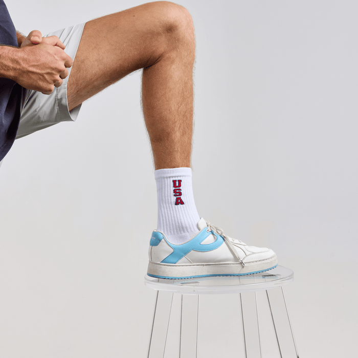 Del Campo USA Crew golf socks