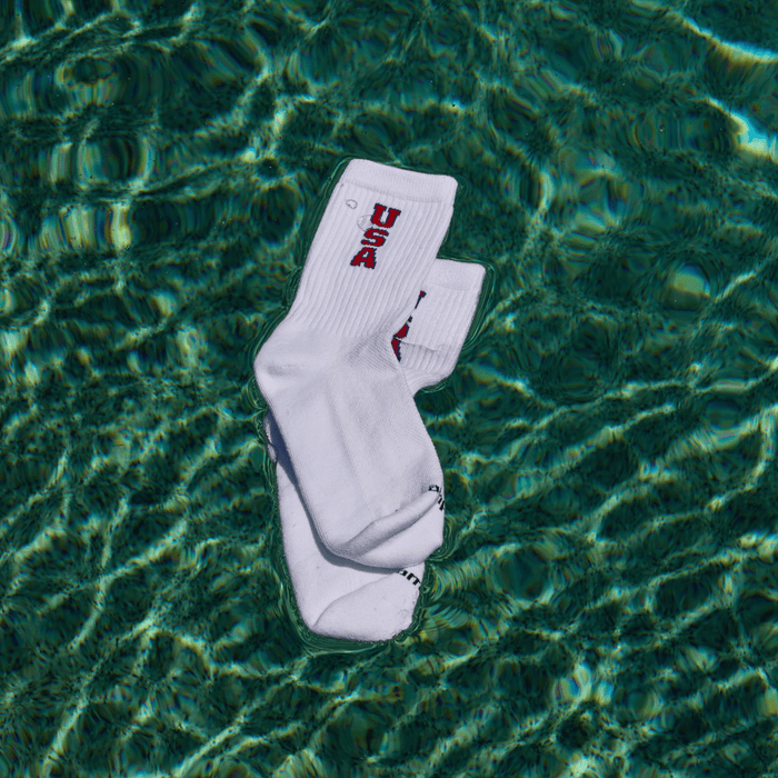 Del Campo USA Crew golf socks