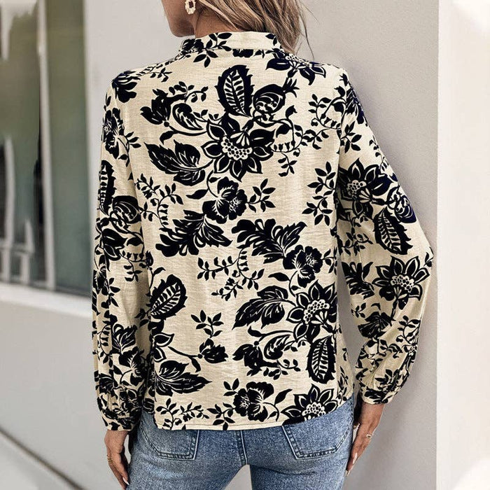 Vintage Floral Blouse