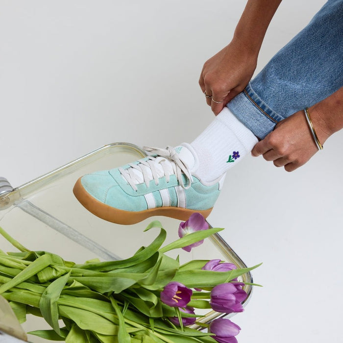Del Campo Violet golf socks