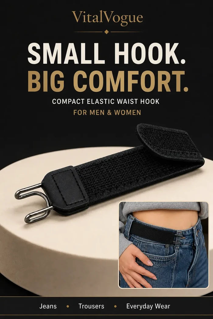 VitalVogue No-Buckle Stretch Belt: Slim, Secure & Comfortable for Men and Women