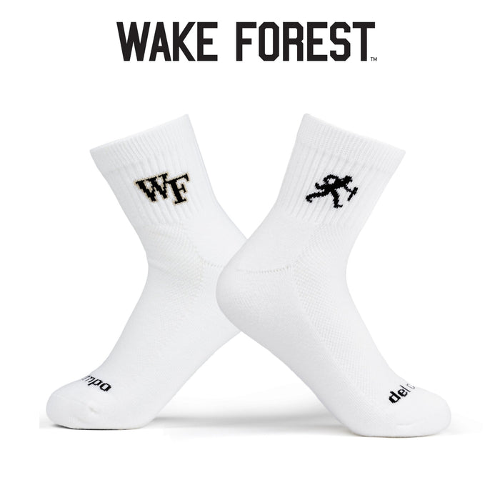 Del Campo Wake Forest Demon Deacons Pack golf socks featuring both officially licensed team styles