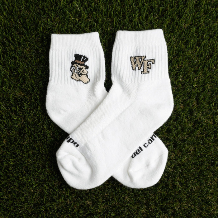 Del Campo Wake Forest Demon Deacons Pack golf socks featuring both officially licensed team styles