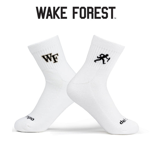 Del Campo Wake Forest Demon Deacons Pack golf socks featuring both officially licensed team styles