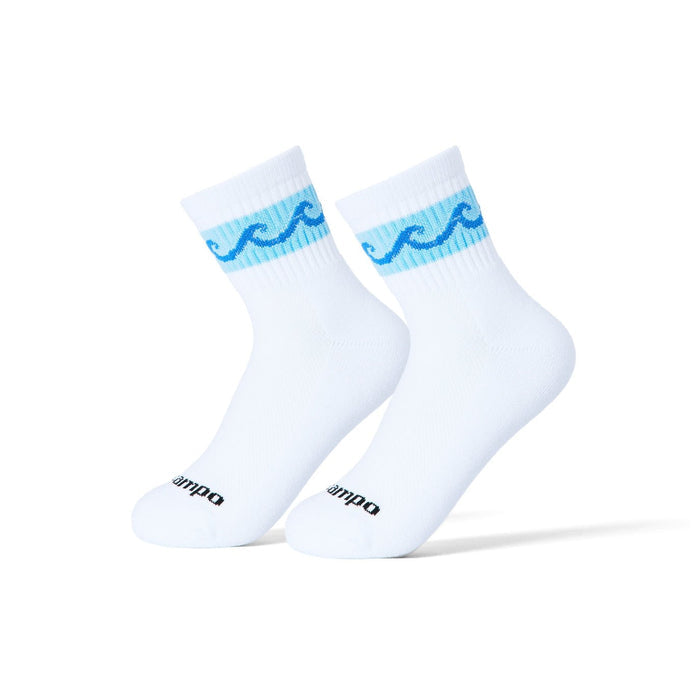 Wavey Stripe Socks - del campo