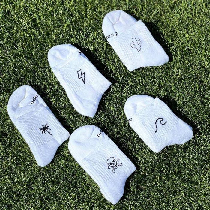 Del Campo Wavey golf socks