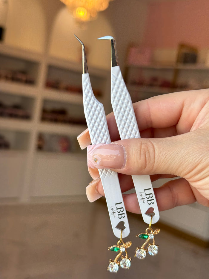 White Cherry Charm tweezer
