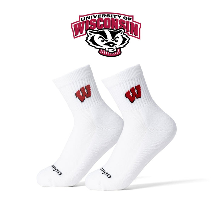 Del Campo Wisconsin Badgers golf socks