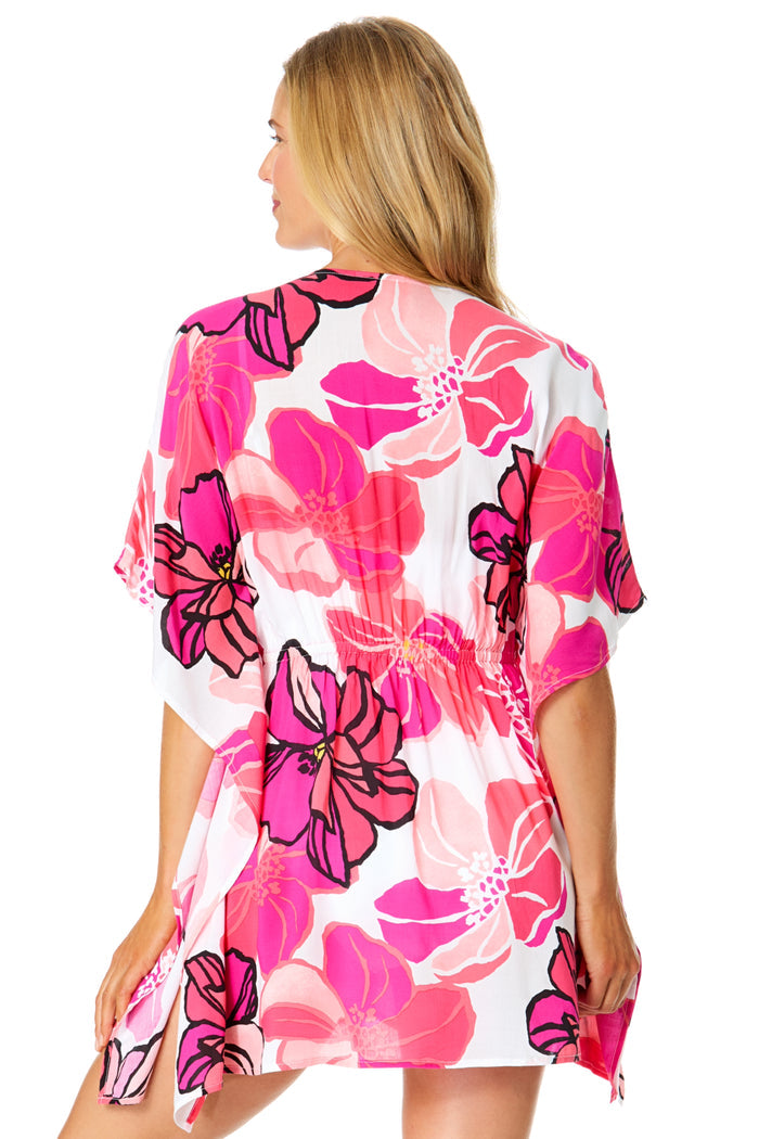 Women's Acapulco Princess Tie Front Kaftan Swimsuit Cover Up