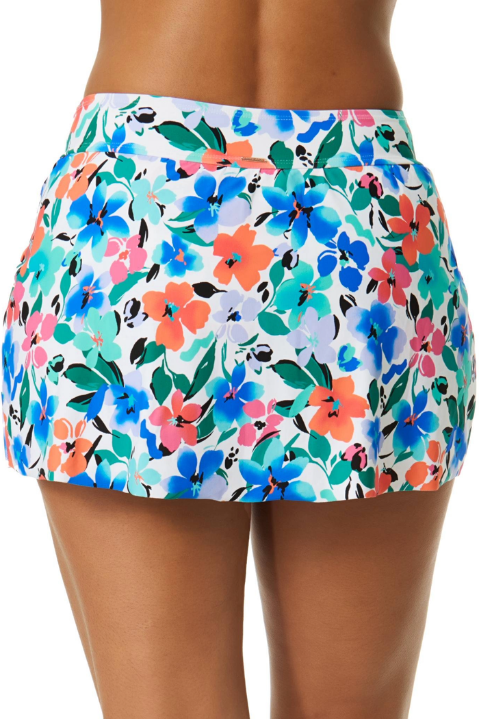 Women's Fiore Drape Front Mid Rise Swim Skirt Bottom