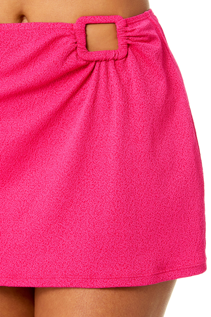 Women's Peruvian Crepe Orchid Ring Swim Skirt Bottom