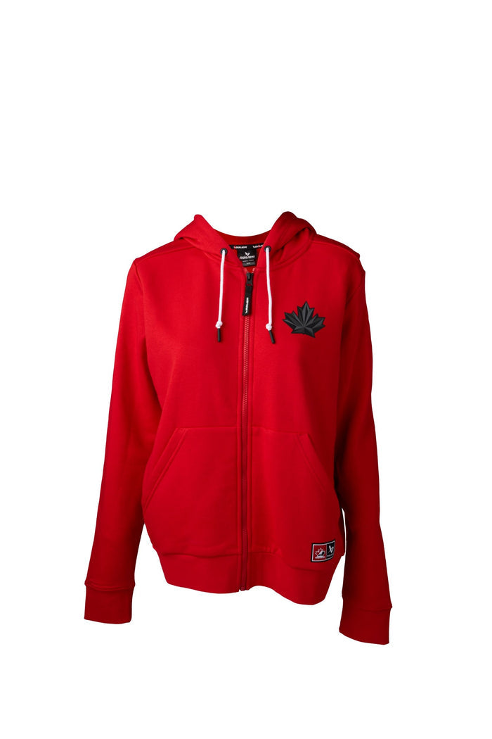 Women's Team Canada Hockey Bauer Olympics Full-zip Hoodie - Red