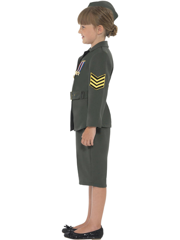 WW2 Army Girl Costume, Childs